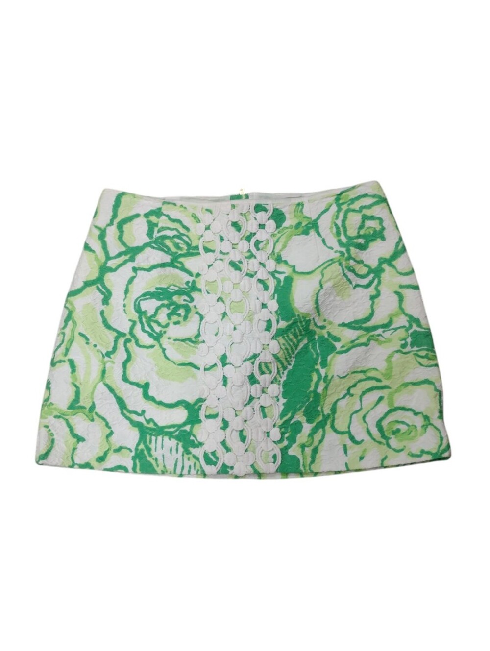 Lilly Pulitzer Tate Skirt Mini Heartbreakers Floral Print Cotton Golf Resort 0